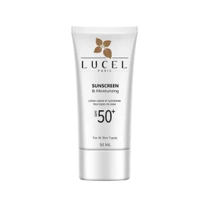 ضد آفتاب کرم پودری بی رنگ +SPF50 فاقد چربی انواع پوست لوسل | 50ml