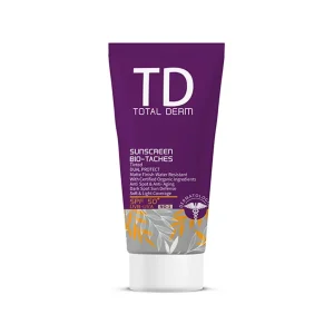 کرم ضد آفتاب بژ روشن فاقد چربی +SPF50 توتال درم | 50ml