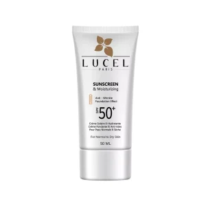 ضد آفتاب کرم پودری مولتی اکشن بژ متوسط +SPF50 پوست خشک و معمولی لوسل | 50ml